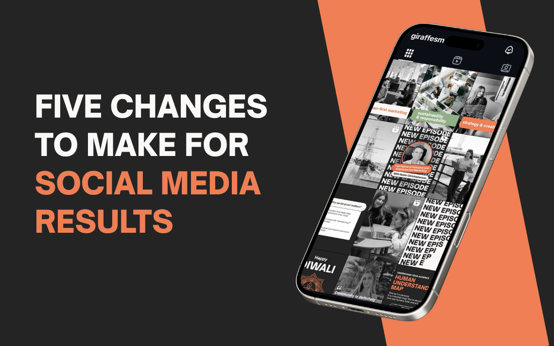 five changes to make for social media results
