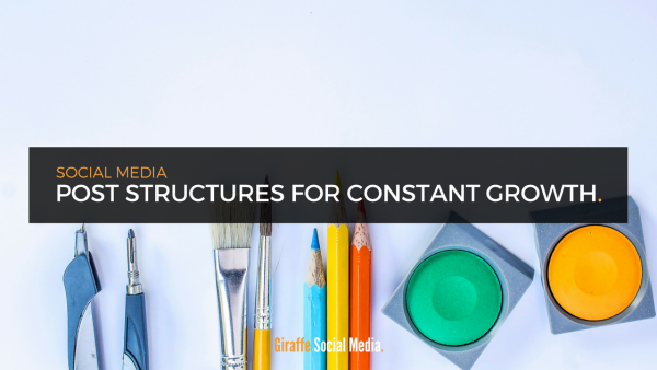 Social media post structures