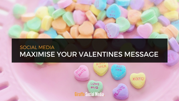 Valentines Day Social media marketing message
