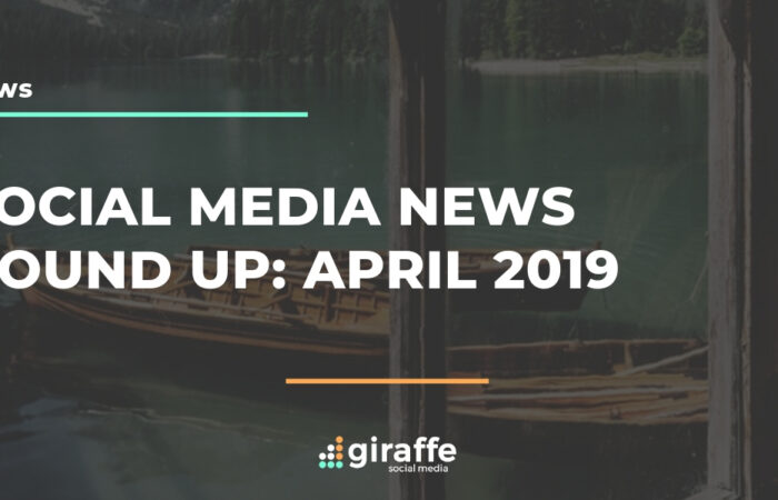 social media news April 2019