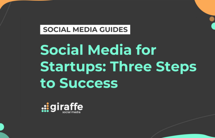 Social Media for Startups - Three Steps for Success