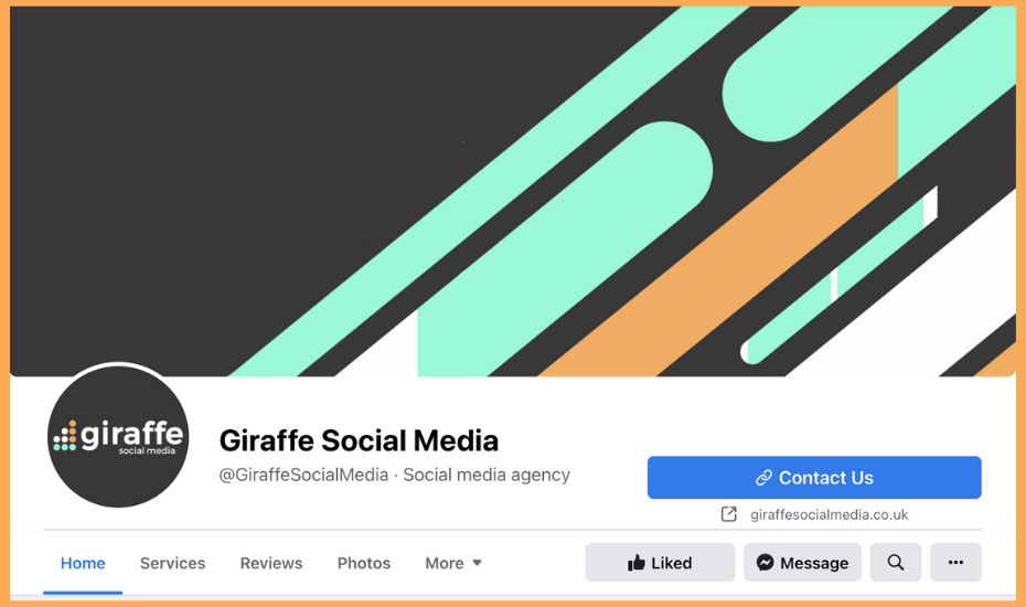 Giraffe Social Media Facebook Header