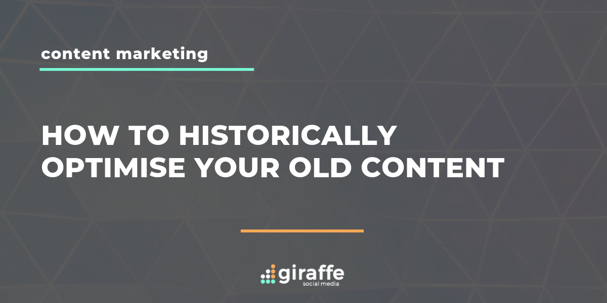 Historically Optimise