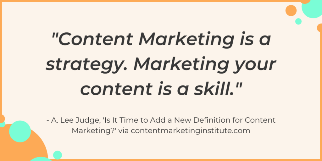 Giraffe Content Strategy Guide - A. Lee Judge quote