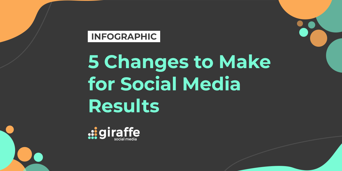 Five changes to make for social media results [Infographic]