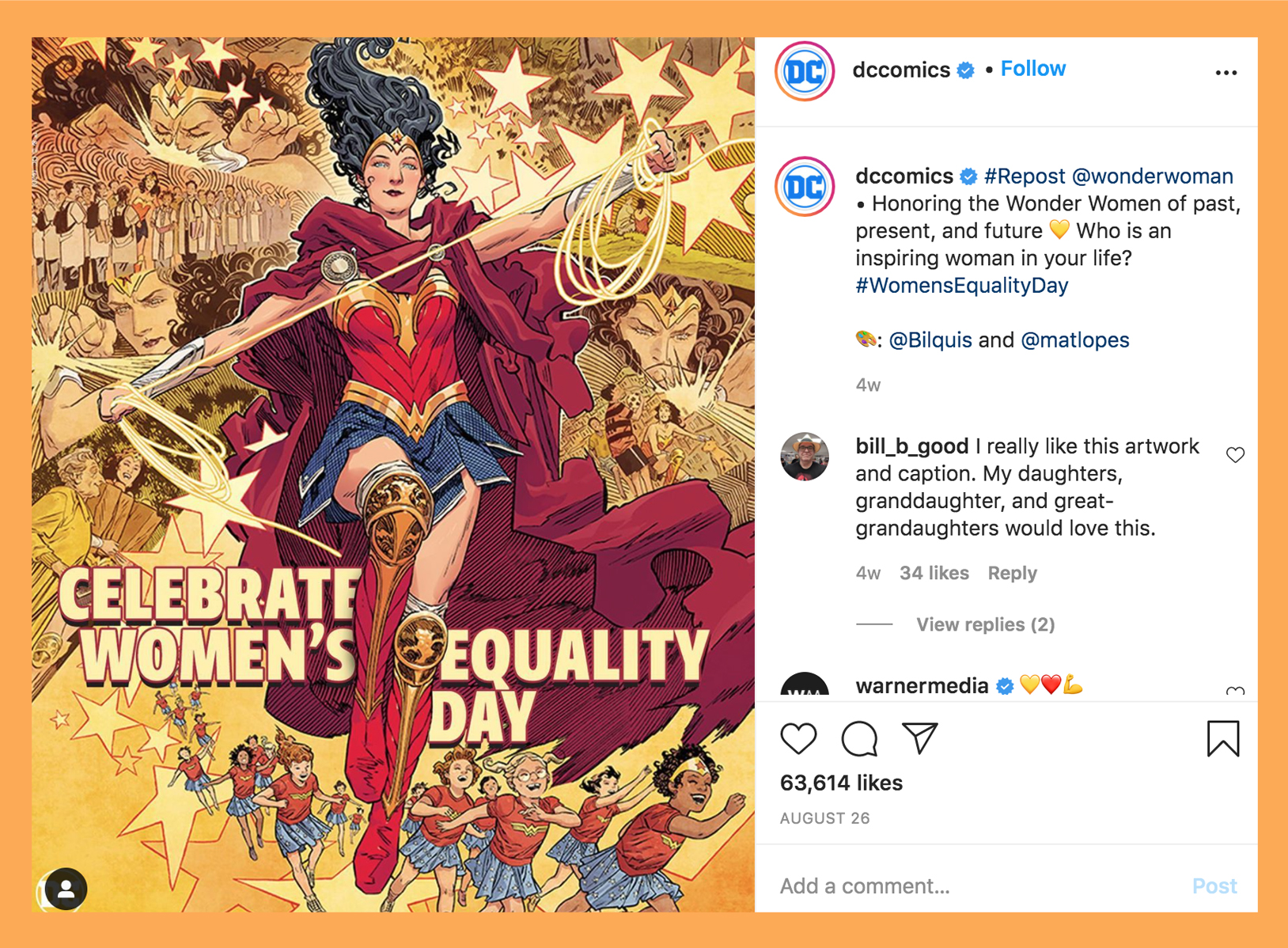 DC Comics Womens Equality Day
