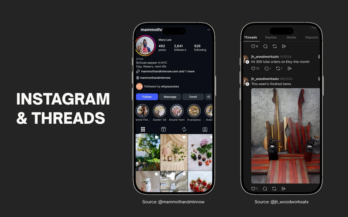 Social Media Strategy for Crafters: Build, Share, Sell - Instagram and Threads