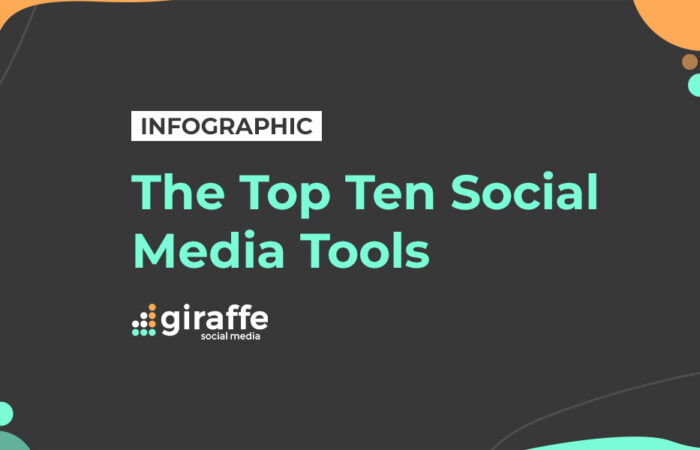 The top ten social media tools infographic