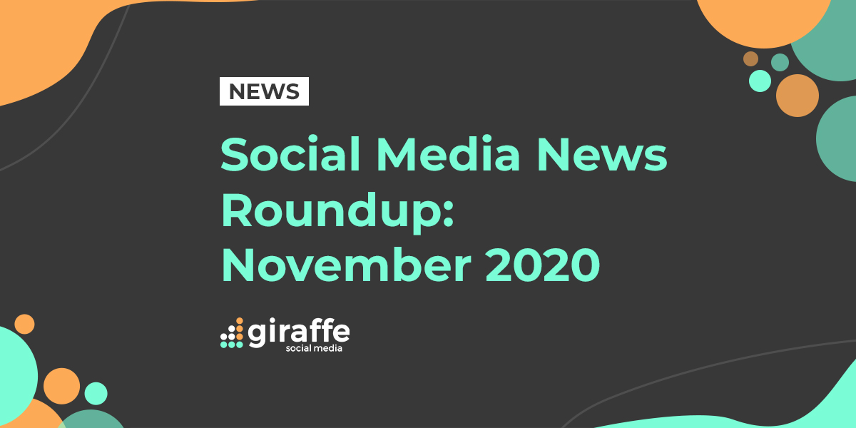 social media news November 2020