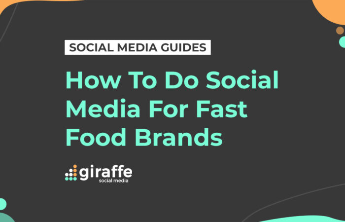 social media for fast-food brands