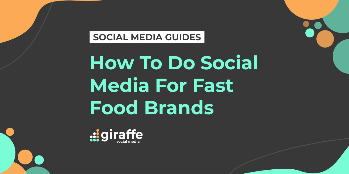 social media for fast-food brands