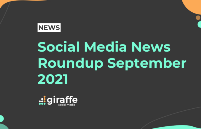 Social Media News Roundup September 2021