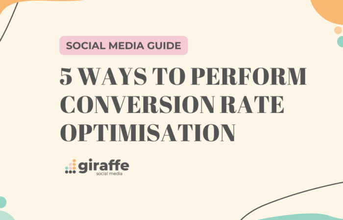 5 Ways to Perform Conversion Rate Optimisation Cover Image