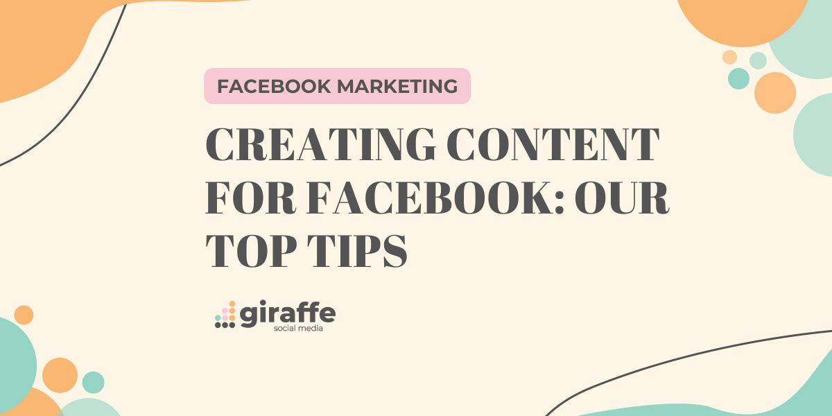 Creating Content for Facebook - Cover