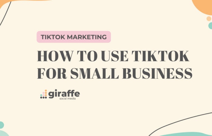 TikTok for Small Business: Cover Image