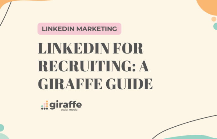 LinkedIn for Recruiting: A Giraffe Guide Cover Image