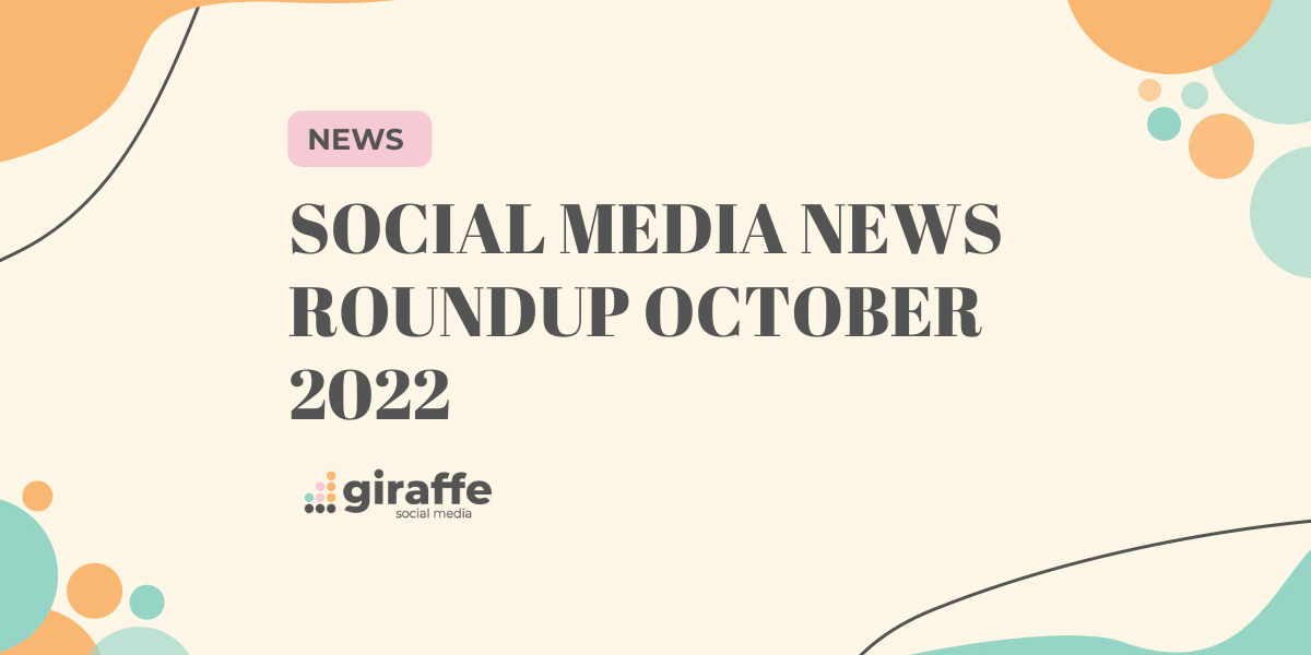 Socila Media News October 2022