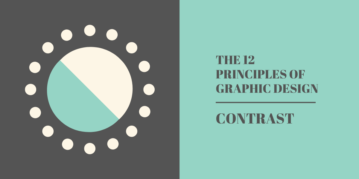 The 12 Principles of Graphic Design - Contrast