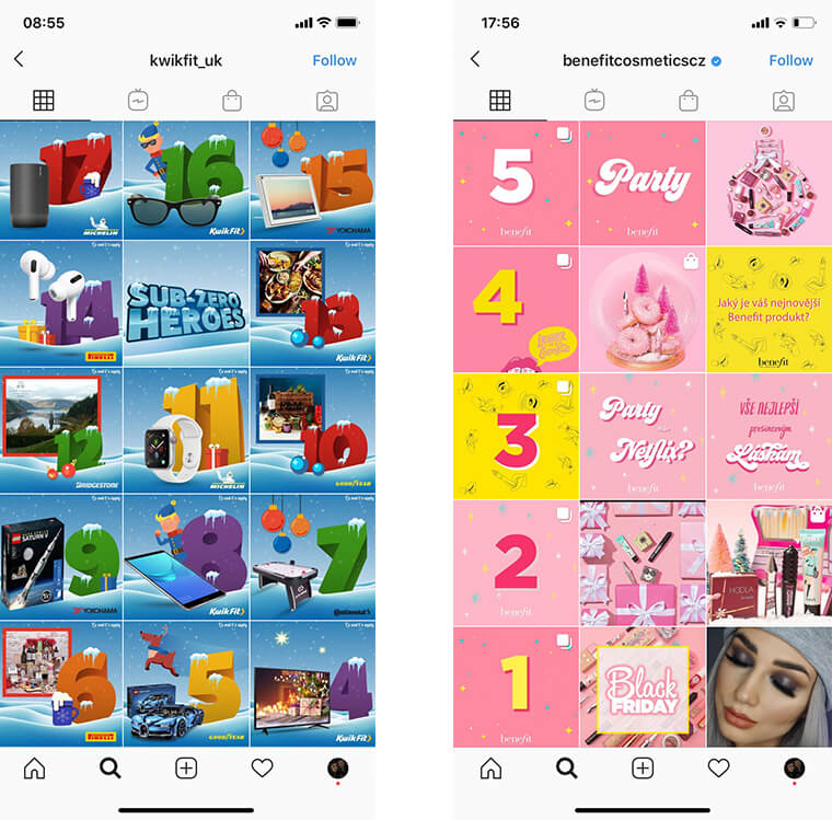 Christmas Social Media - Instagram Advent Calendars