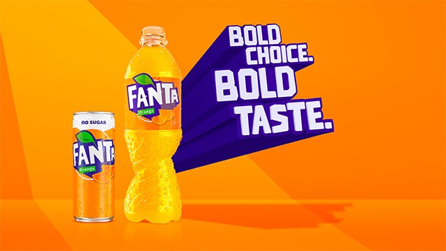 Contrast in Design - Fanta Example