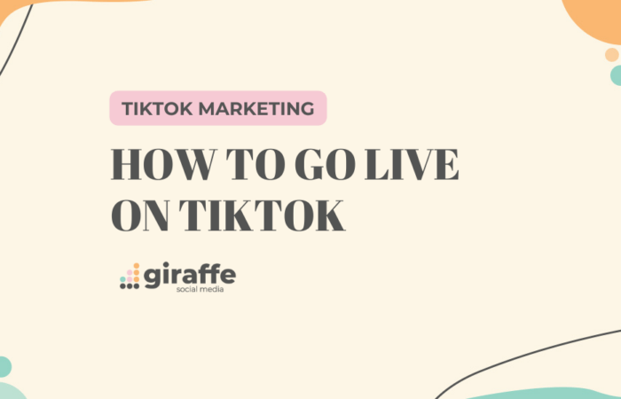 How to go live on TikTok