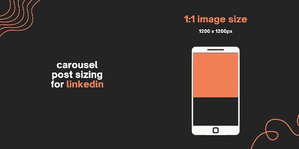 Carousel post sizing for LinkedIn