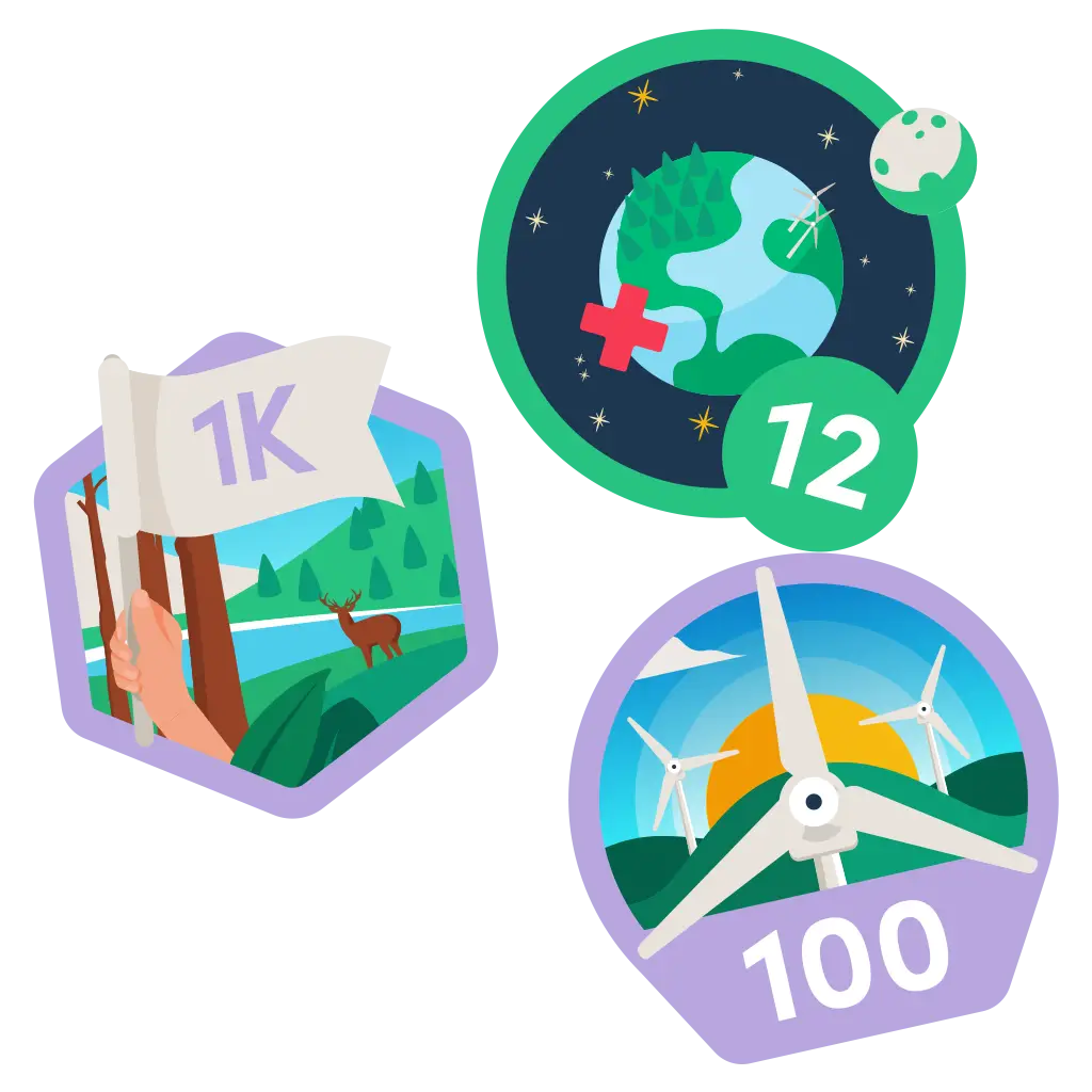 giraffe's ecologi badges