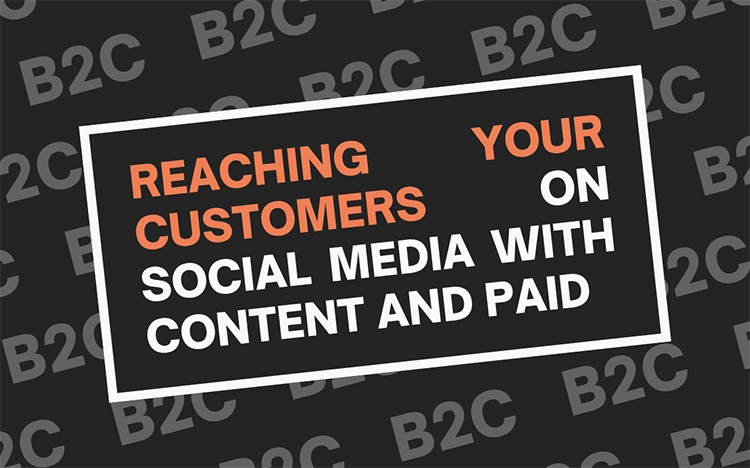 reaching your customers on social media with content and paid