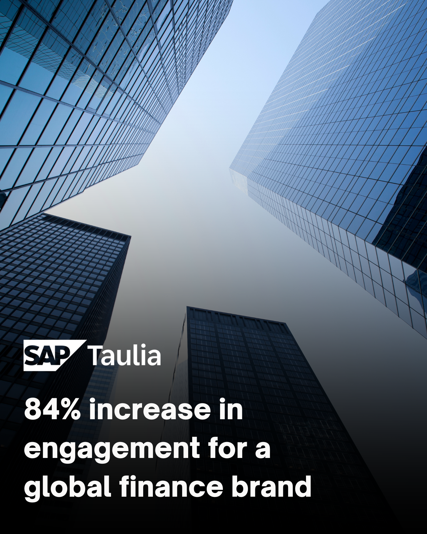 social media agency case study - SAP Taulia