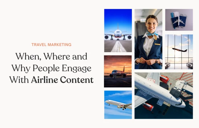 When, Where and Why People Engage With Airline Content