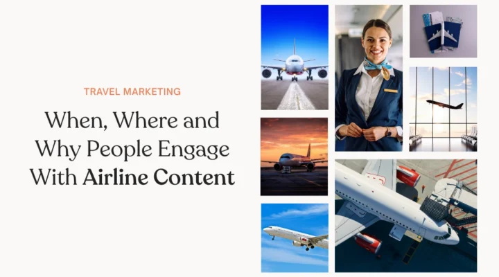 When, Where and Why People Engage With Airline Content