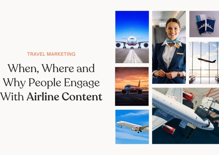 When, Where and Why People Engage With Airline Content