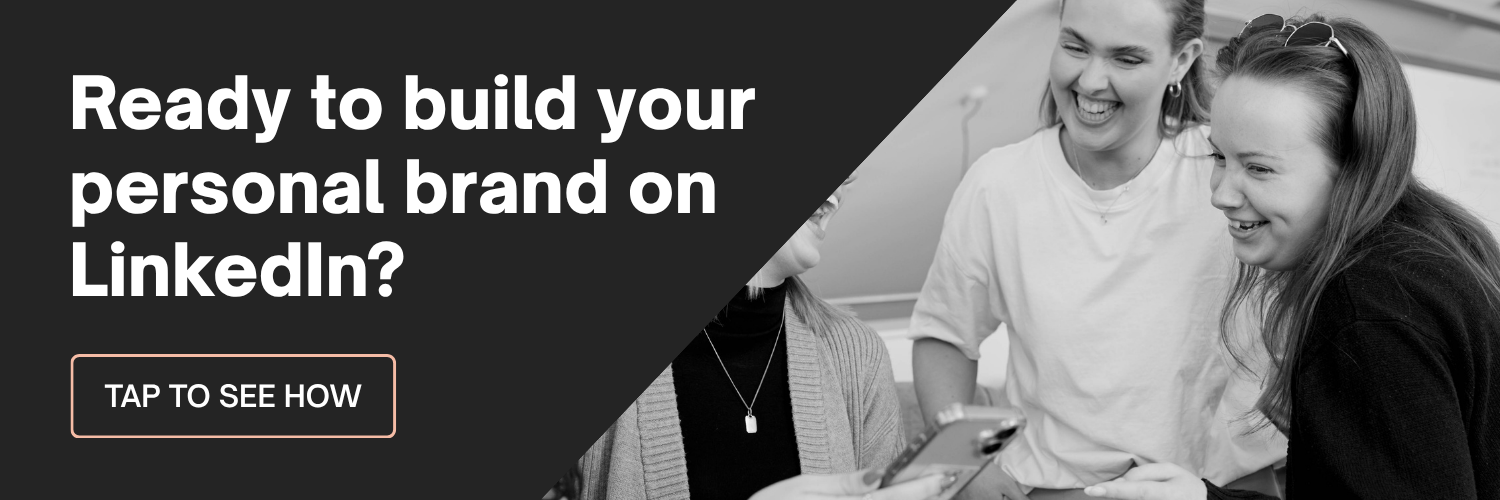 Ready to build your personal brand on LinkedIn? Tap to see how!