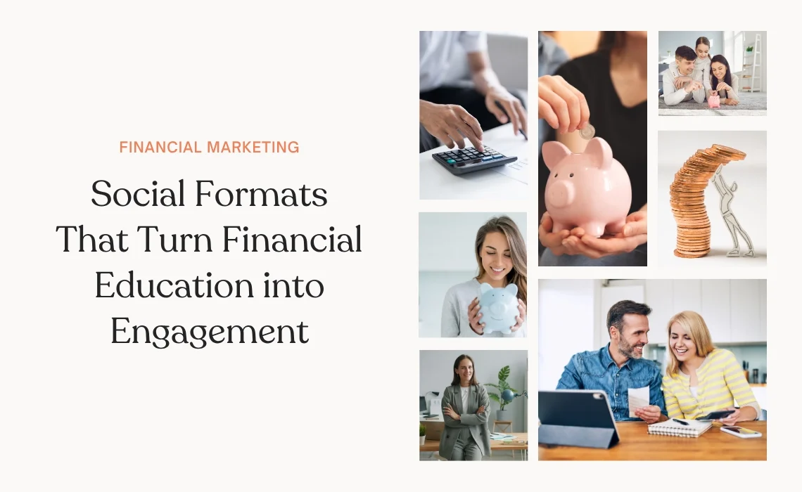 Making Financial Literacy Shareable Social Formats That Turn Education into Engagement