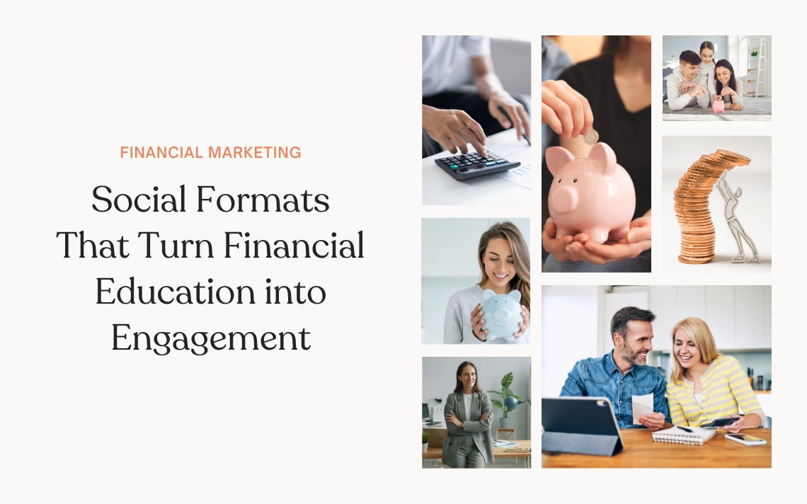 Making Financial Literacy Shareable Social Formats That Turn Education into Engagement