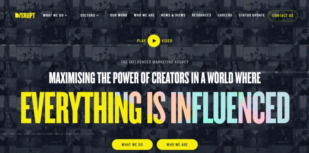 best social media marketing agencies - disrupt